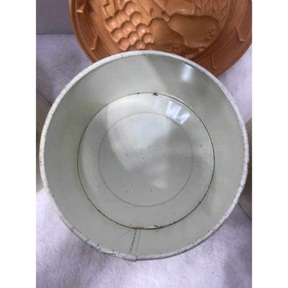 Vintage Kitchen Cannisters Retro Fruit Tin County Kitchen Cabin Storage Containe - Picture 7 of 9